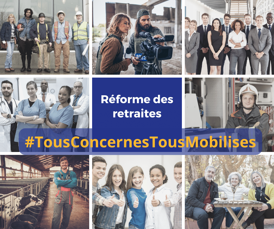 Réforme des retraites : Tous concernés, Tous mobilisés